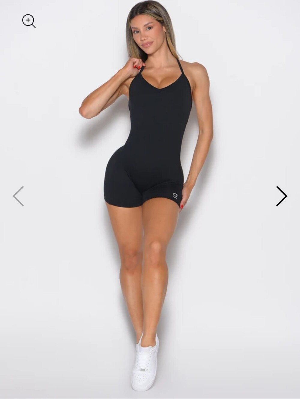 Bombshell Sportswear Sculpted Bodysuit Shorts XL